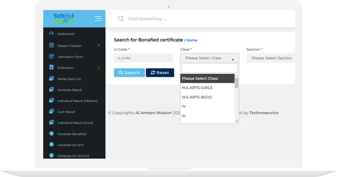 School Bonafide Certificate Example